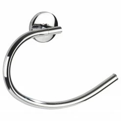 WENKO Handtuchring Cuba - Zinkdruckguss - Silber