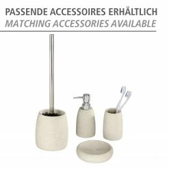 WENKO Zahnputzbecher Goa - Beige -Badaccessoires Verkäufe 1000333277 220218 050 DETAILS P000000001000333277