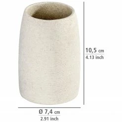 WENKO Zahnputzbecher Goa - Beige -Badaccessoires Verkäufe 1000333277 220218 500 SKETCH DETAILS P000000001000333277 sketch
