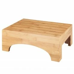 WENKO Badschemel Bambusa - Bambus - Braun