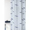 Grund Duschvorhang Seacoast - Polyester PVC - Blau -Badaccessoires Verkäufe 1000333559 220218 011 MOOD IMAGE P000000001000333559 mood