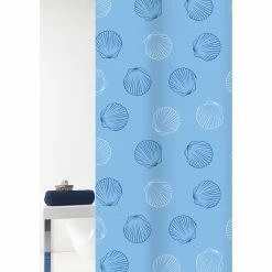 Grund Duschvorhang Mara - Polyester PVC - Blau