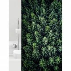 Grund Duschvorhang Foresta - Polyester PVC - Grün