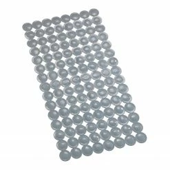 WENKO Wanneneinlage Belem - Polyvinylchlorid - Grau