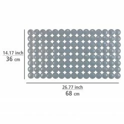 WENKO Wanneneinlage Belem - Polyvinylchlorid - Grau -Badaccessoires Verkäufe 1000341111 220406 500 SKETCH DETAILS P000000001000341111 sketch