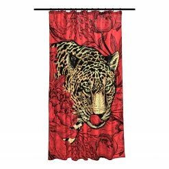 Kleine Wolke Duschvorhang Leopold - Polyester - Mehrfarbig