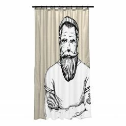 Kleine Wolke Duschvorhang Smutje - Polyester - Bahamabeige