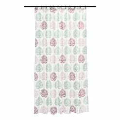 Kleine Wolke Duschvorhang Lotus - Polyester - Mehrfarbig