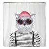 Arteneur Recycling-Duschvorhang Hipster Katze - Polyester - Mehrfarbig - 180 x 180 cm 2 Arteneur Recycling-Duschvorhang Hipster Katze - Polyester - Mehrfarbig - 180 x 180 cm -Badaccessoires Verkäufe 1000343380 220412 010 IMAGE P000000001000343380