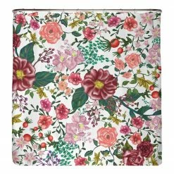 Arteneur Anti-Schimmel Duschvorhang Rose - Polyester - Rot