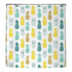 Arteneur Anti-Schimmel Duschvorhang Ananas - Polyester - Mehrfarbig - 180 x 200 cm