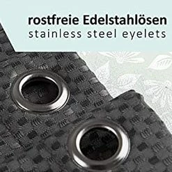 Arteneur Anti-Schimmel Duschvorhang Newtown - Polyester - Anthrazit - 180 x 200 cm -Badaccessoires Verkäufe 1000343457 220412 601 ICON DETAILS P000000001000343457 icon seal