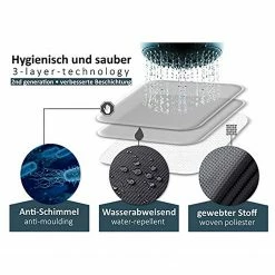 Arteneur Anti-Schimmel Duschvorhang Newtown - Polyester - Anthrazit - 180 x 200 cm -Badaccessoires Verkäufe 1000343457 220412 602 ICON DETAILS P000000001000343457 icon seal