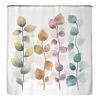 Arteneur Recycling-Duschvorhang Bunte Blätter - Polyester - Mehrfarbig - 180 x 180 cm -Badaccessoires Verkäufe 1000343492 220412 010 IMAGE P000000001000343492