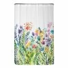 Arteneur Recycling-Duschvorhang Bunte Blumen - Polyester - Mehrfarbig - 120 x 200 cm -Badaccessoires Verkäufe 1000343500 220412 010 IMAGE P000000001000343500