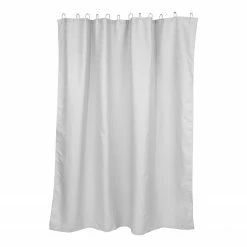 Butlers Duschvorhang WET WET WET II - Polyester PVC - Hellgrau