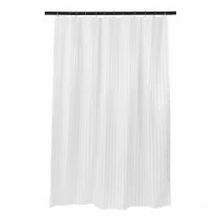 Butlers Duschvorhang WET WET WET III - Polyester PVC - Weiß