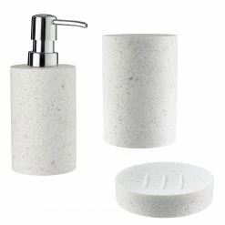 Butlers Seifenspender SAMOS - Polyresin - Weiß -Badaccessoires Verkäufe 1000364946 220802 030 DETAILS P000000001000364946