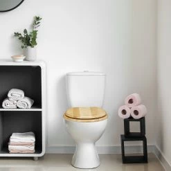 Relaxdays WC-Sitz Eschenholz in Natur -Badaccessoires Verkäufe 12bc0f2f657c4d70839961502a982966