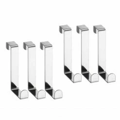 WENKO Tür-Einhängehaken EDELSTAHL