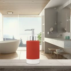 Relaxdays Keramik Seifenspender rot 2er Set -Badaccessoires Verkäufe 15a95d7bfbab4d5fac9b2dfaa88f013f