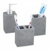 Relaxdays 3-tlg. Badezimmer Set aus Beton -Badaccessoires Verkäufe 18c29730152e4bee9e036a89dd1057c6