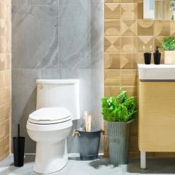 Relaxdays 5-tlg. Badezimmer Set Edelstahl schwarz -Badaccessoires Verkäufe 19bfc8454b7b4276a89b28229dbd4ad8