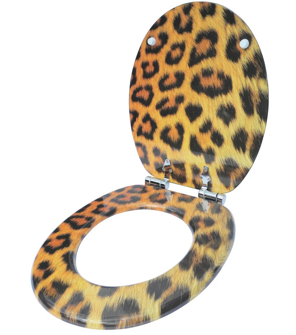 SANILO® WC-Sitz Absenkautomatik Leopardenfell 6 SANILO® WC-Sitz Absenkautomatik Leopardenfell – Bild 4
