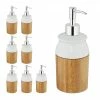 Relaxdays 8 x Seifenspender Bambus -Badaccessoires Verkäufe 1c5313c477744565a8c176310f7d6039