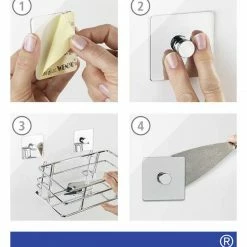 WENKO Sockel für die Montage QUADRO, 2 Stück -Badaccessoires Verkäufe 1df069e8e43c496bbba390f9a1a1a65c 2