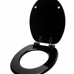 SANILO® WC-Sitz mit Absenkautomatik Schwarz -Badaccessoires Verkäufe 216223a5a82542829a83b26aa5095b4a