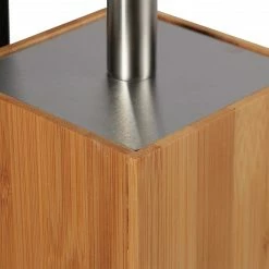 Relaxdays WC Garnitur Bambus & Metall -Badaccessoires Verkäufe 2318dd6b79ba4f0f99a46ef5c64acd86