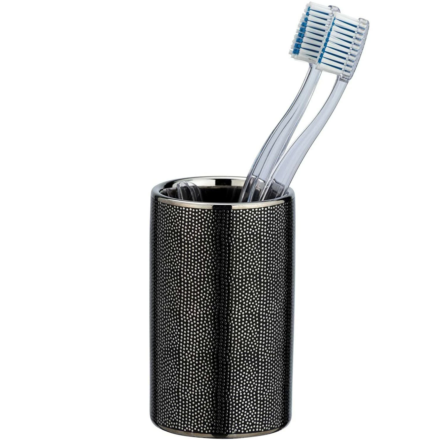 Zahnputzbecher NURIA, schwarz, WENKO 5 Zahnputzbecher NURIA, schwarz, WENKO – Bild 3