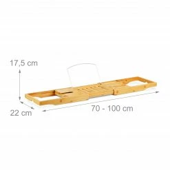 Relaxdays Badewannenablage Bambus verstellbar -Badaccessoires Verkäufe 27d54739930d415b800189e3691d1e6a