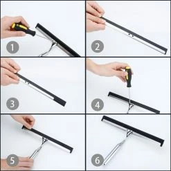 Intirilife Fensterabzieher in SILBER -Badaccessoires Verkäufe 28203fd6bb7c4d7cb0282143ae3960bd