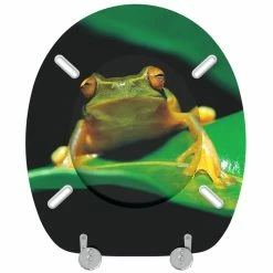 SANILO® WC-Sitz Frosch-Grün -Badaccessoires Verkäufe 2824456256724bbd8c85d83bc5fd4dde