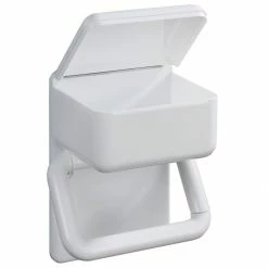 WENKO Toilettenpapierhalter 2 in 1