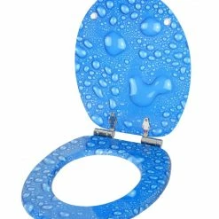 SANILO® WC-Sitz Absenkautomatik Tautropfen Blau -Badaccessoires Verkäufe 28c034db7a8d4d379c90610aef75ed3b