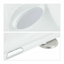 Relaxdays Toilettendeckel Absenkautomatik D-Form -Badaccessoires Verkäufe 29fe8414cd8c4c24803ceac004b27275