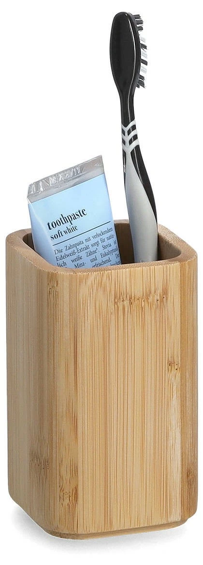 Zahnputzbecher, Bambus, ZELLER 4 Zahnputzbecher, Bambus, ZELLER – Bild 2