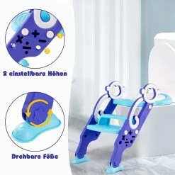 Costway Kinder Toilettensitz höhenverstellbar -Badaccessoires Verkäufe 2bf005d7f8d54dbd97eedad37b062dae