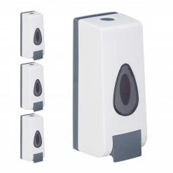 Relaxdays 4 x Wandseifenspender