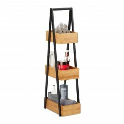 Relaxdays Badregal Bambus 3 Ablagen -Badaccessoires Verkäufe 2dba729d2039484e9cbf702265996a2b