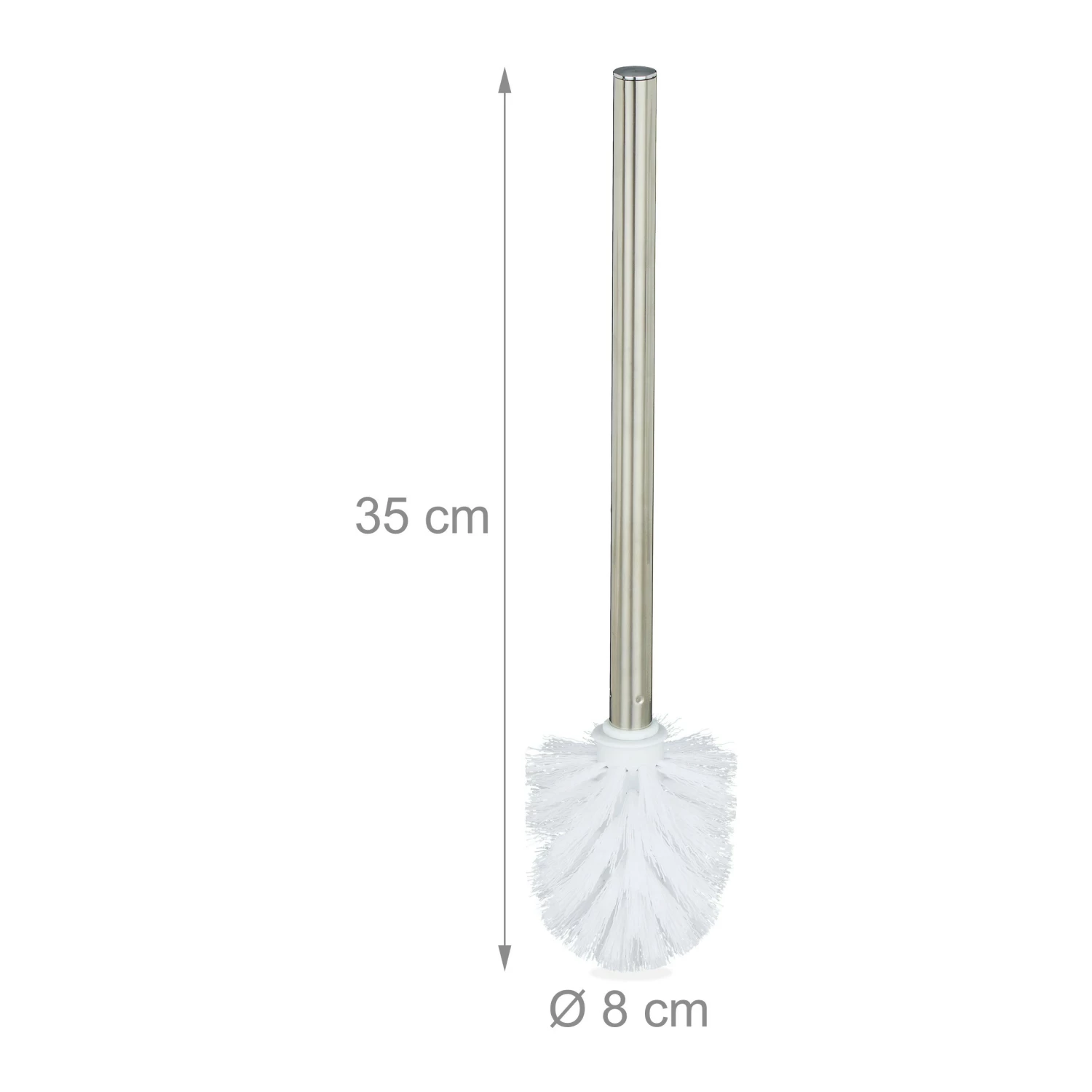 Relaxdays Toilettenbürste 3er Set weiß 11 Relaxdays Toilettenbürste 3er Set weiß – Bild 9