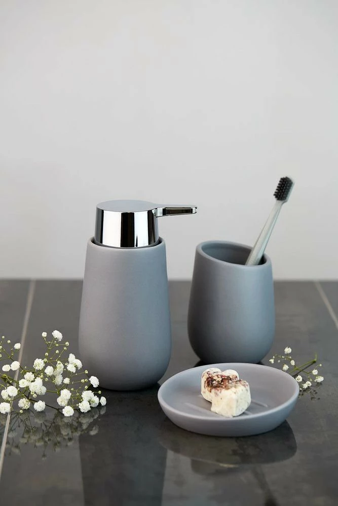 BADI Keramik-Seifenmacher, grau, Wenko 4 BADI Keramik-Seifenmacher, grau, Wenko – Bild 2