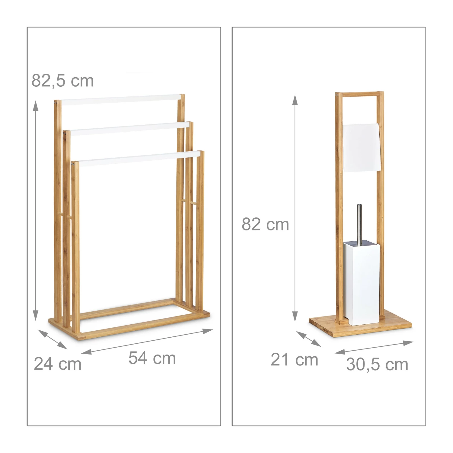Relaxdays 3 tlg. Bad Set Bambus 11 Relaxdays 3 tlg. Bad Set Bambus – Bild 9