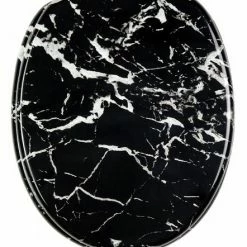SANILO® WC-Sitz Marmor Schwarz