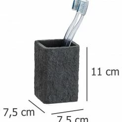 Zahnputzbecher VILLATA, schwarz, WENKO -Badaccessoires Verkäufe 3a037b01fd3342c8bd6ca85c9778e90b.cropped 112 94 806 904.processed