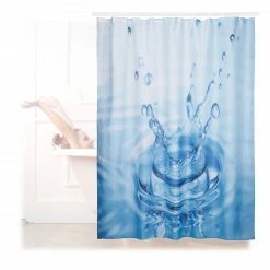 Relaxdays Duschvorhang Wassertropfen 180x180 cm 10 Relaxdays Duschvorhang Wassertropfen 180x180 cm -Badaccessoires Verkäufe 3a5dd034337644409f10e127a3d243dc