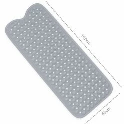 Intirilife rutschsichere Badewannenmatte in Grau -Badaccessoires Verkäufe 3b4b1d60cd9c4a06b743f4b19315c1b3